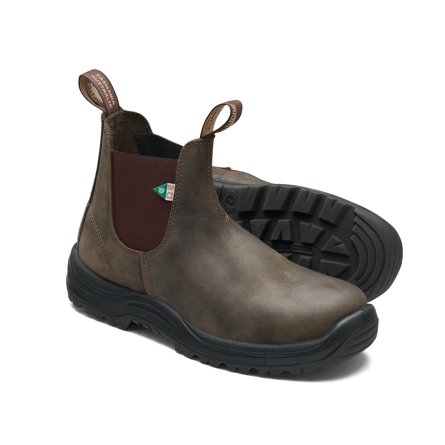 Blundstone 180 Work & Safety Boot Waxy Rustic Brown - Image 3