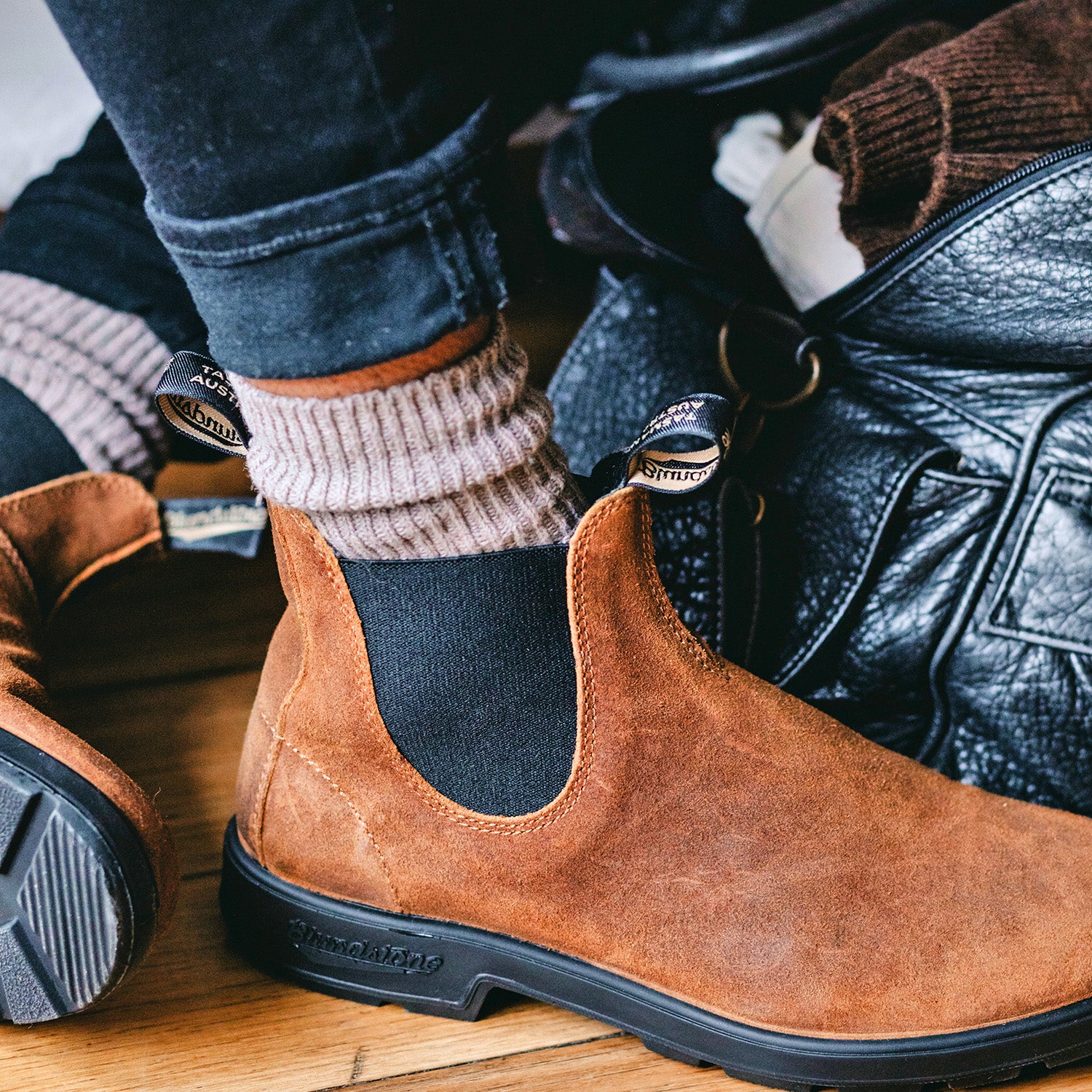 Blundstone 1911 Originals Tobacco Waxed Suede - Image 5