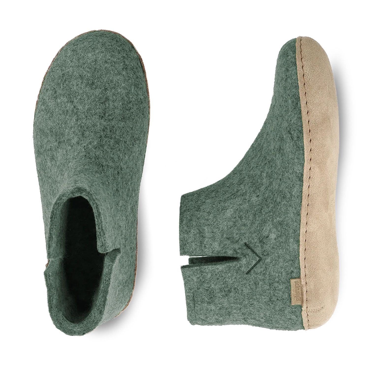Glerups Boot Moss - Leather Sole - Image 3