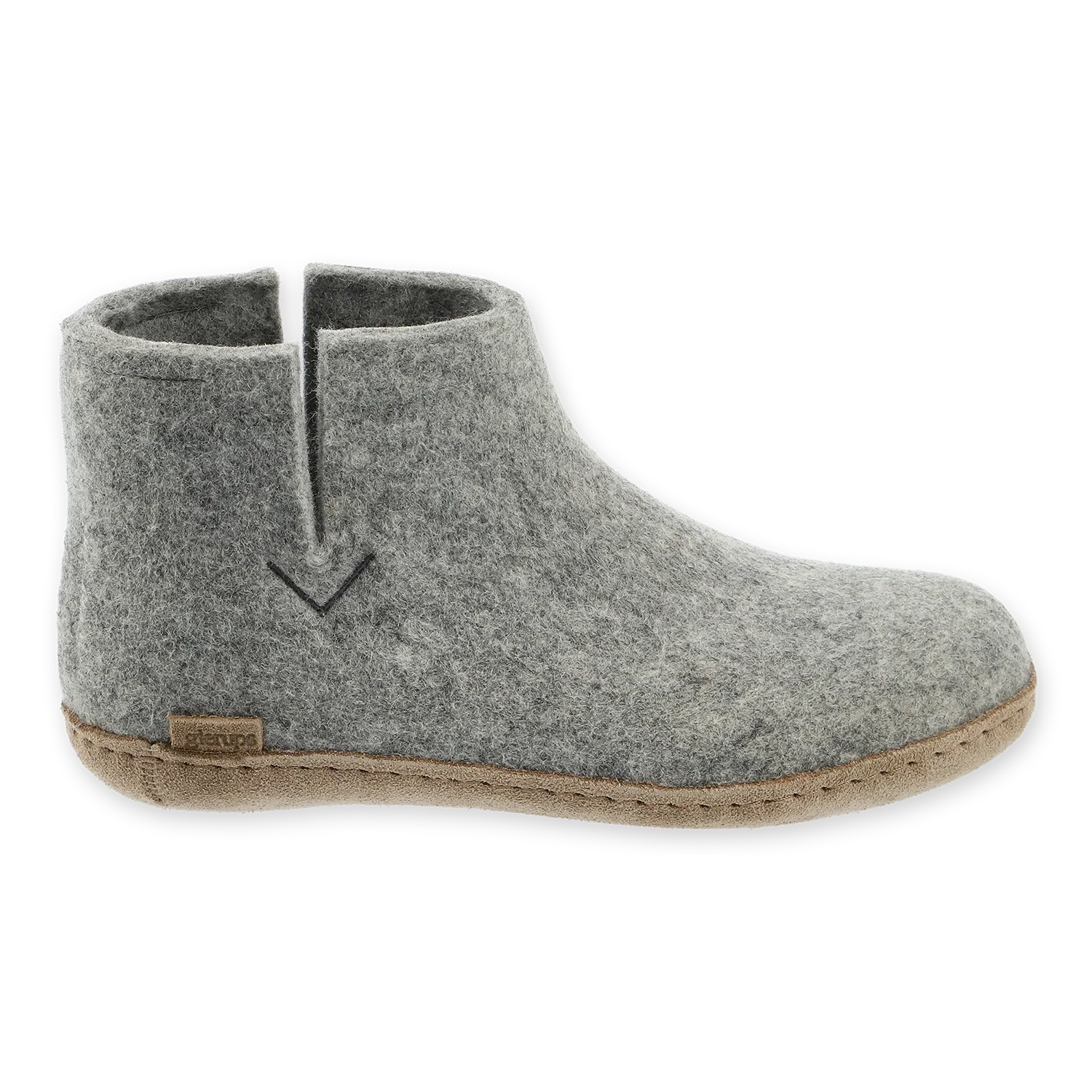 Glerups Boot Grey - Leather Sole - Image 2