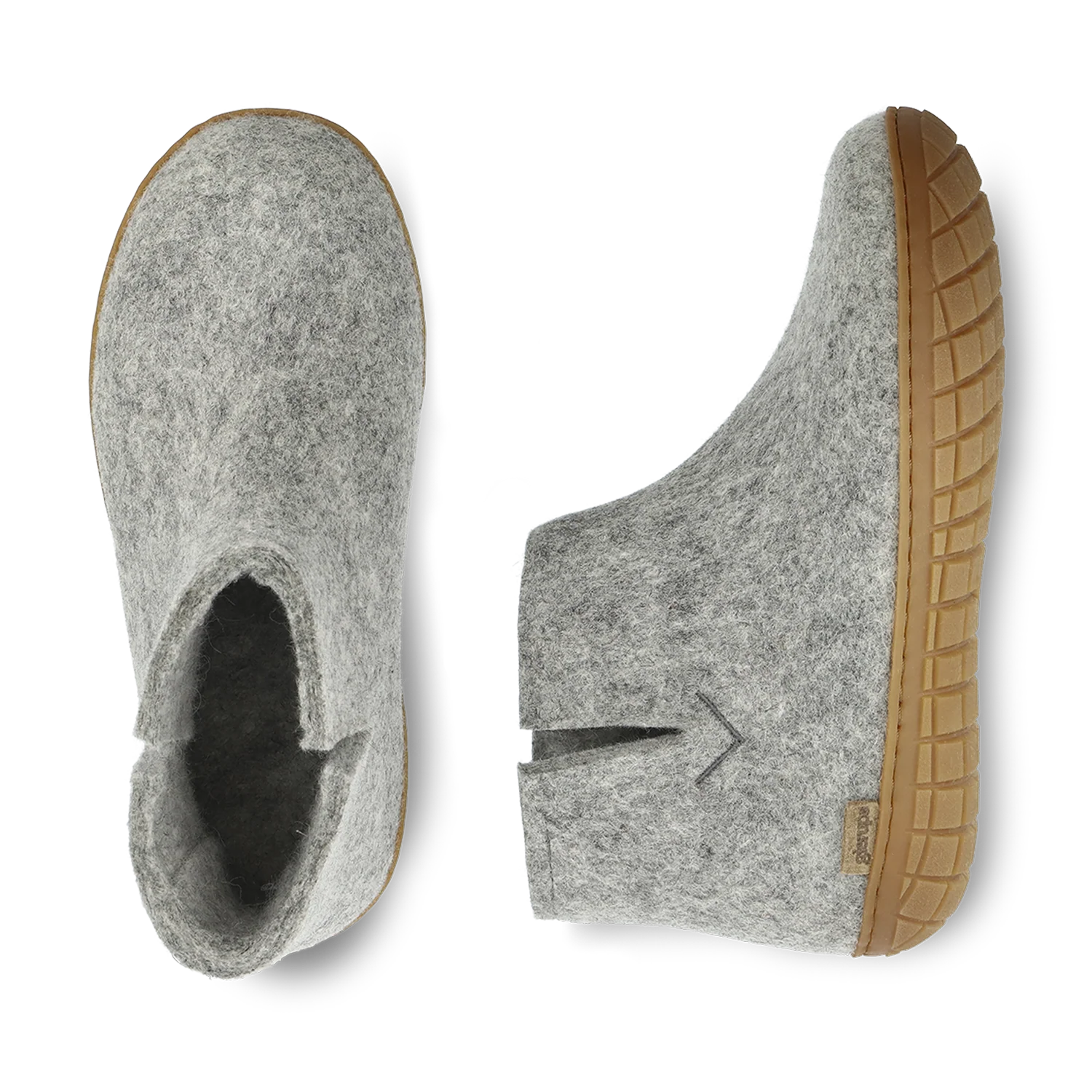 Glerups Boot Grey - Rubber Sole - Image 3