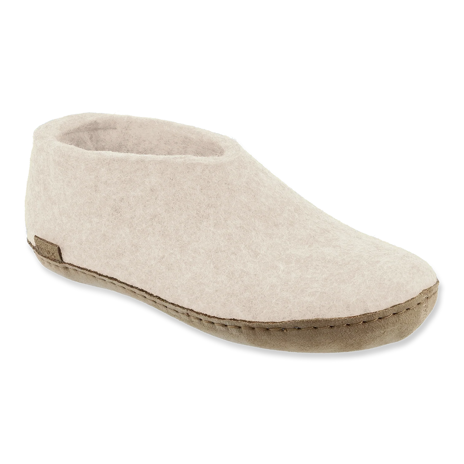 Glerups Shoe White - Leather Sole