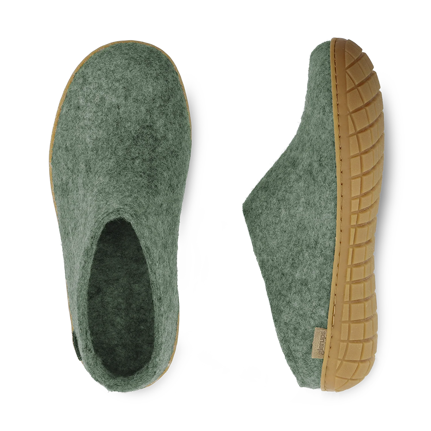 Glerups Slip-on Moss - Rubber Sole - Image 3