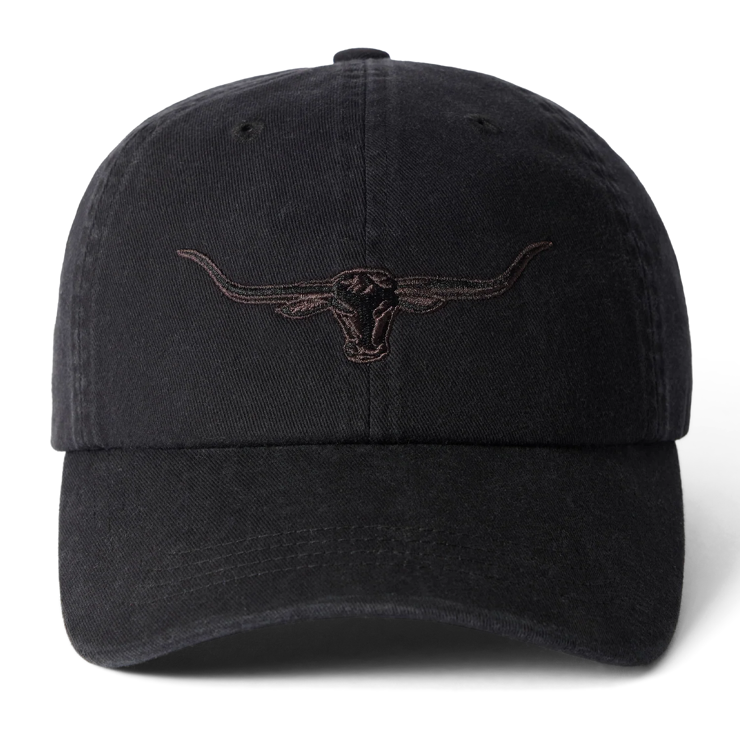 R.M. Williams Longhorn Twill Cap Black Wash - Image 2